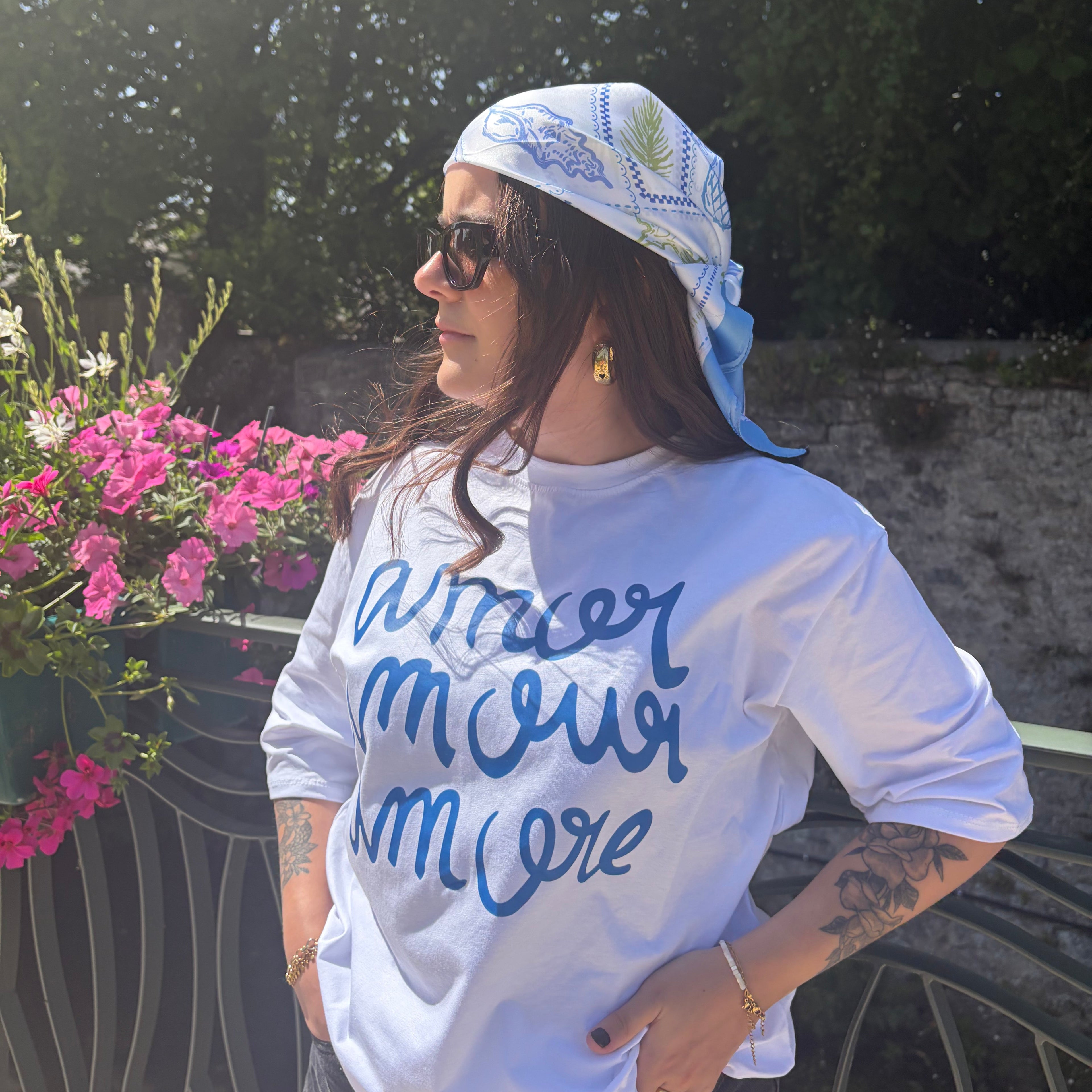 Foulard "Summer" - Bleu