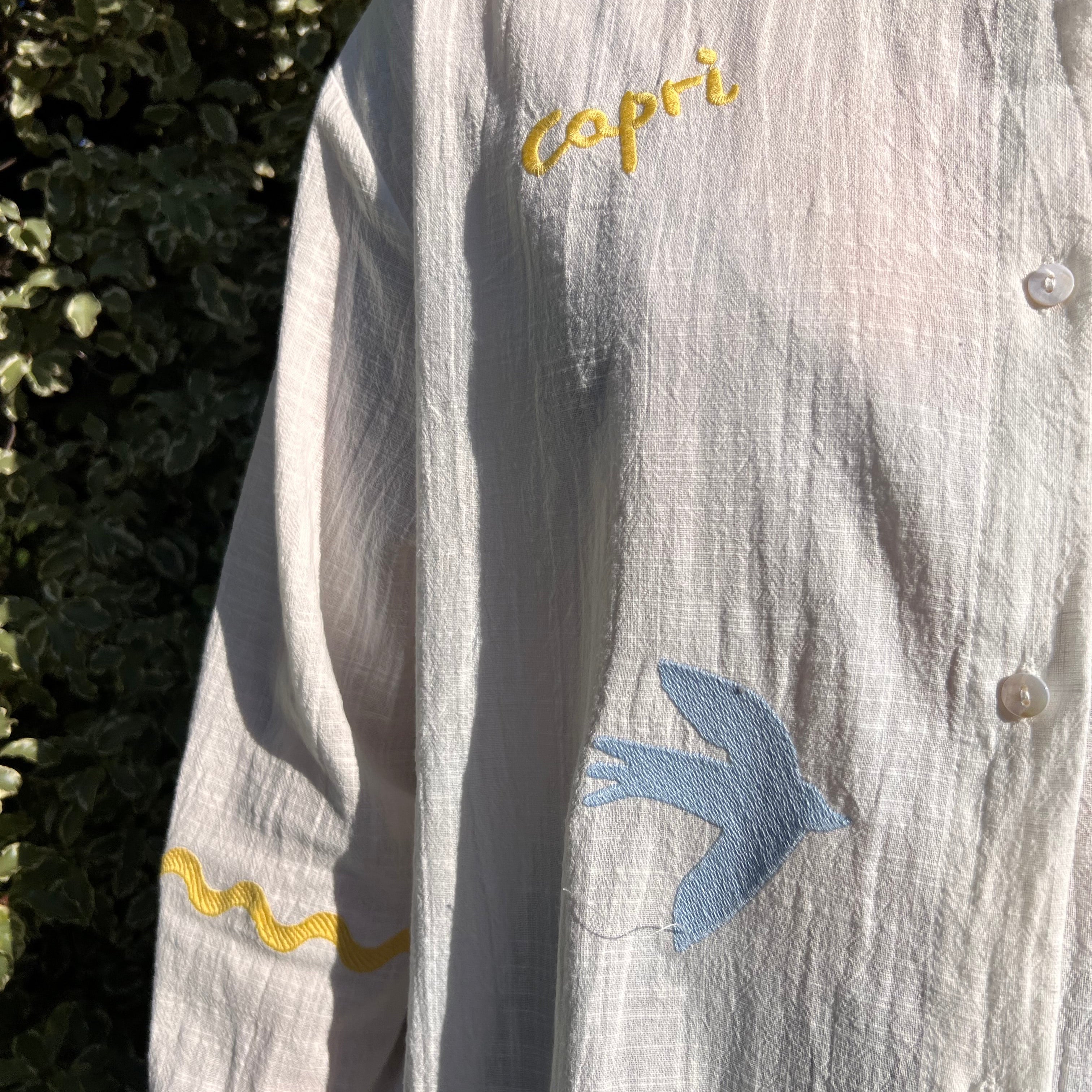 Chemise brodée "Capri"