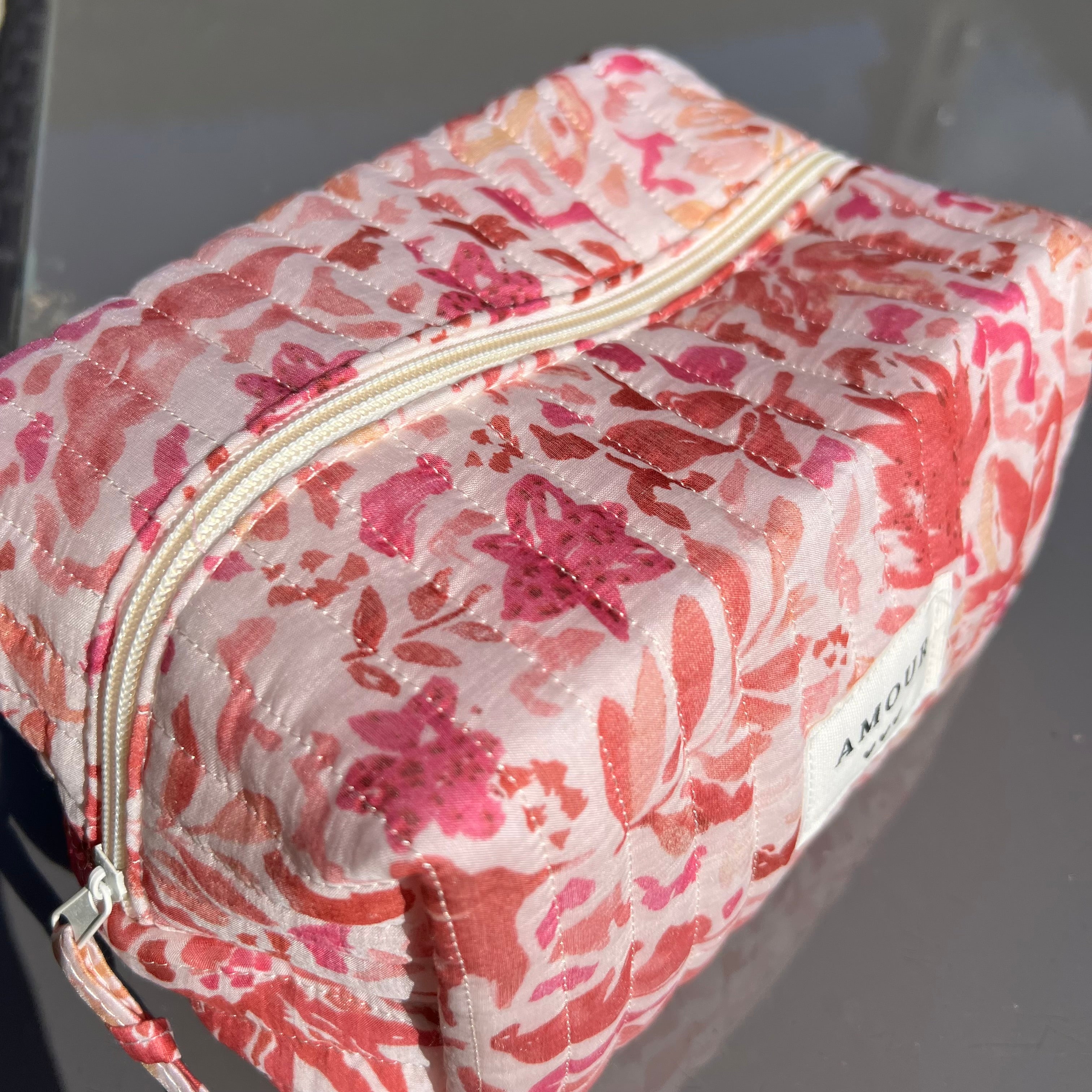 Trousse "Flower" - Rose