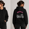 Sweat  "Moto" Noir - Personnalisable Femme