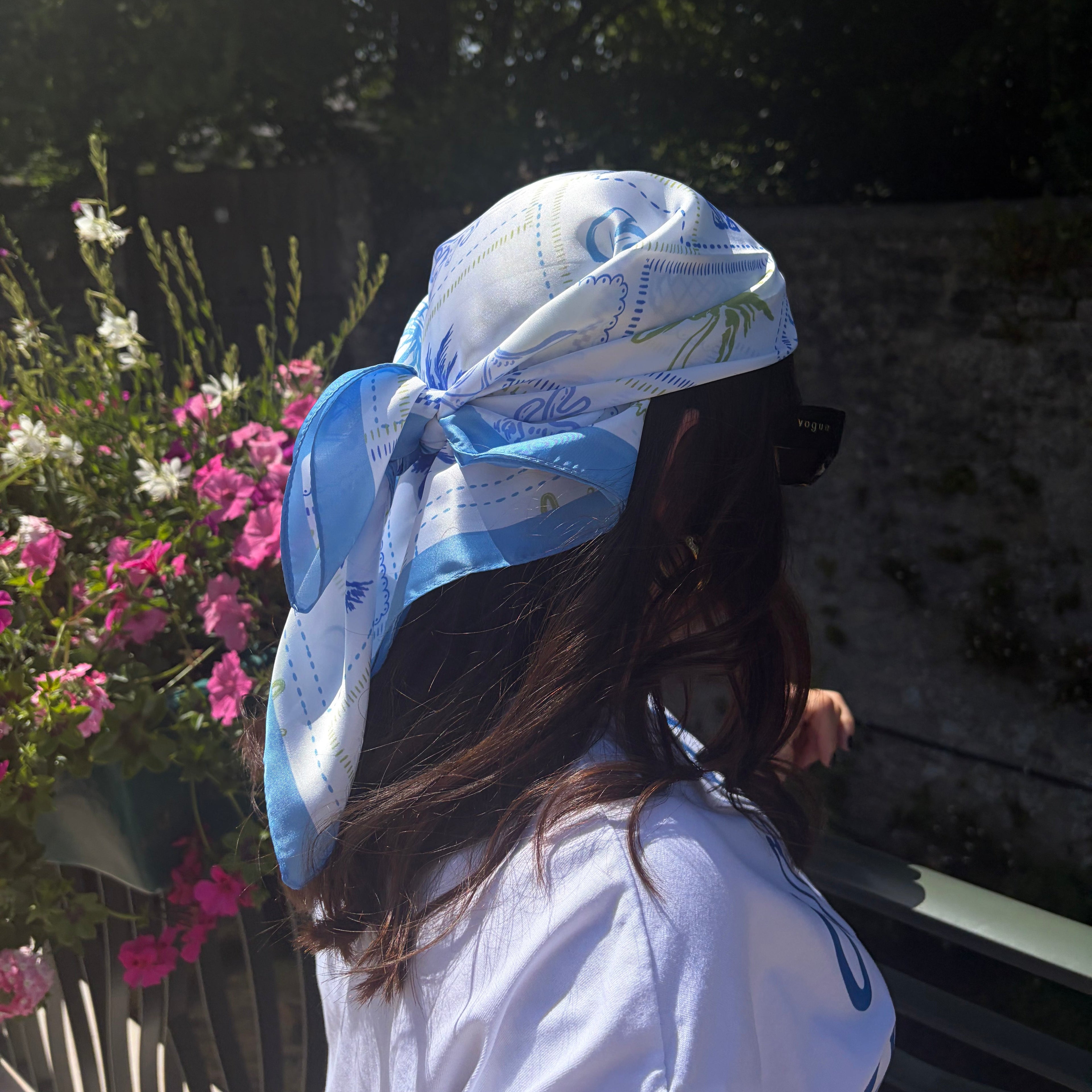 Foulard "Summer" - Bleu
