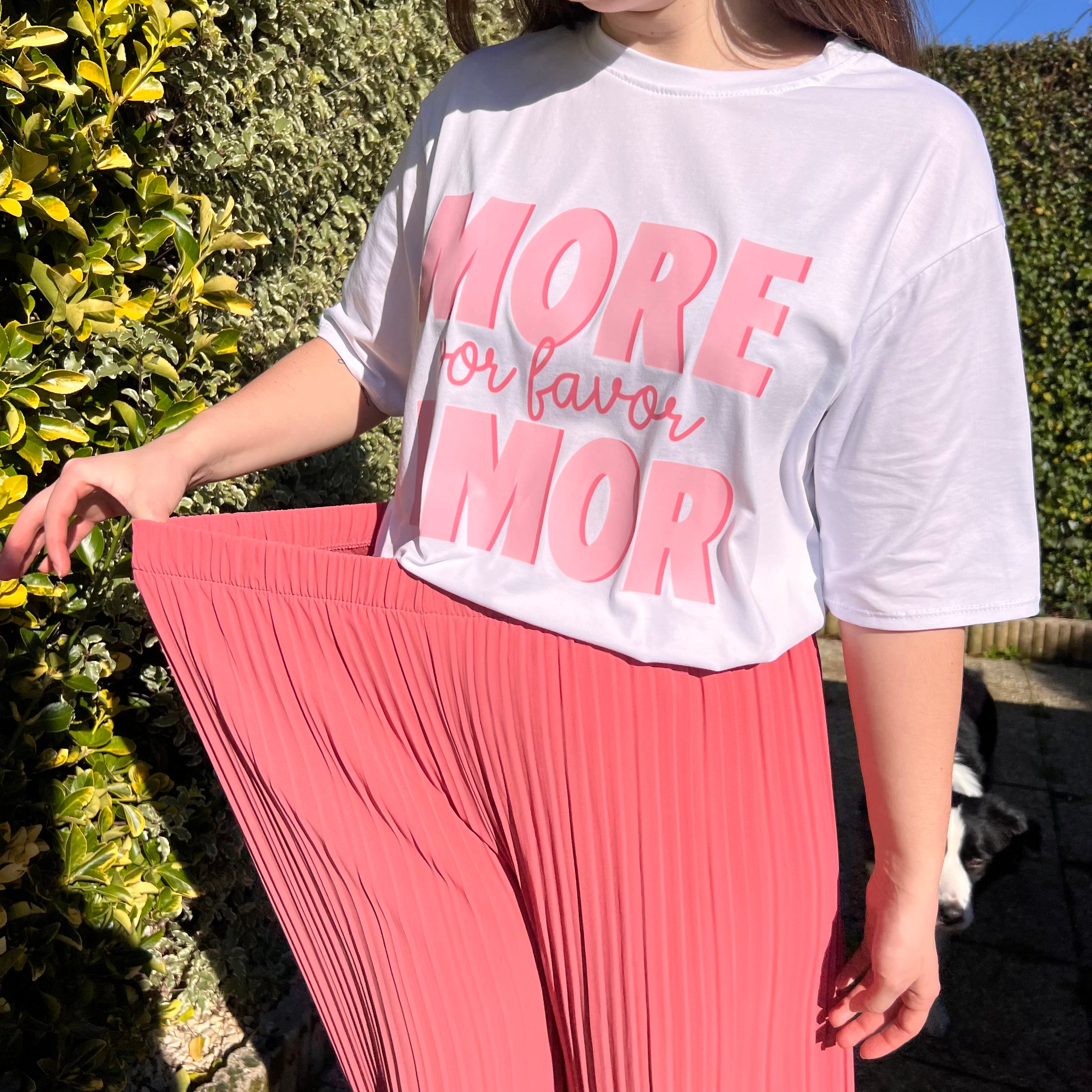 Pantalon "Enea" - Rose poudré