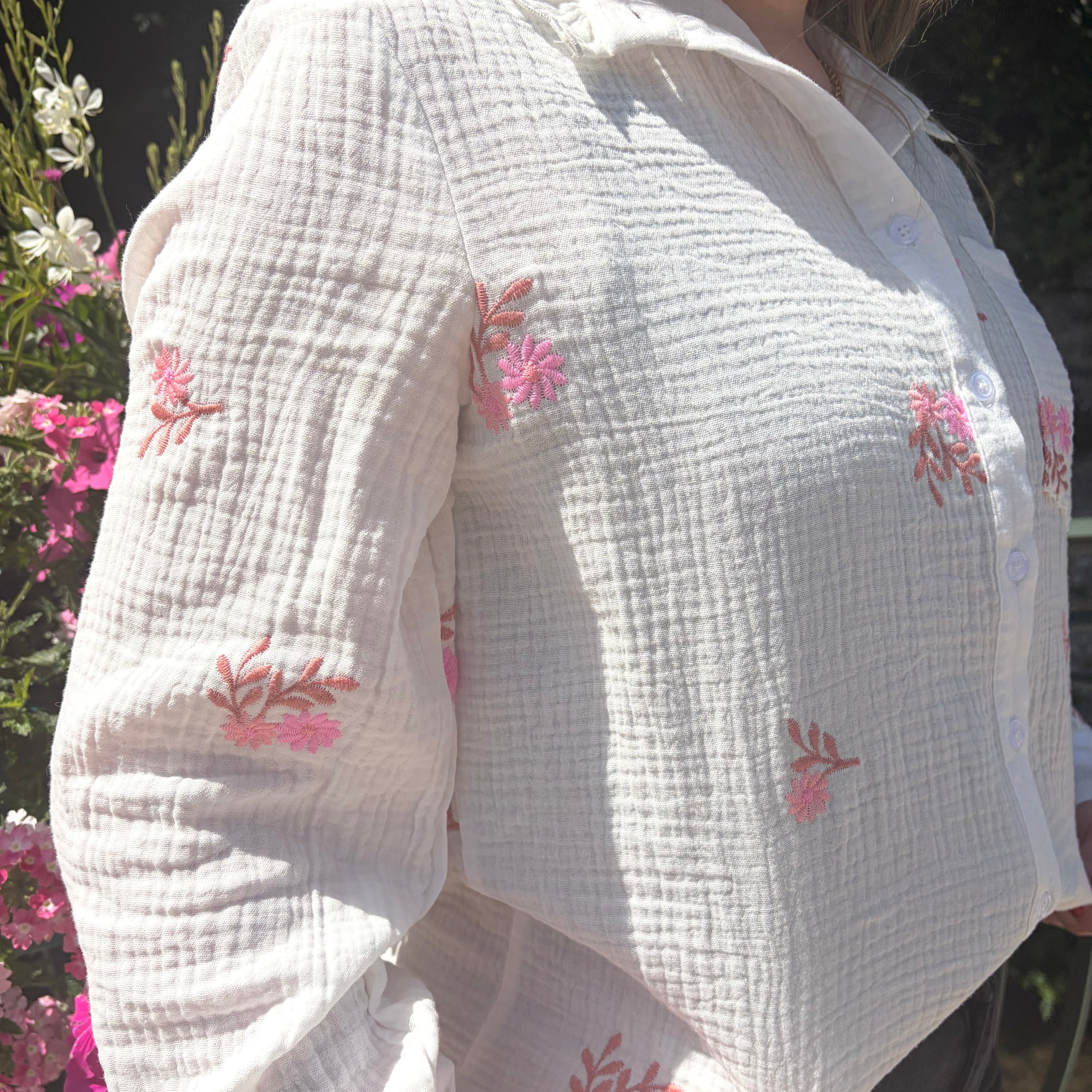 Chemise gaz de coton "Pauline"