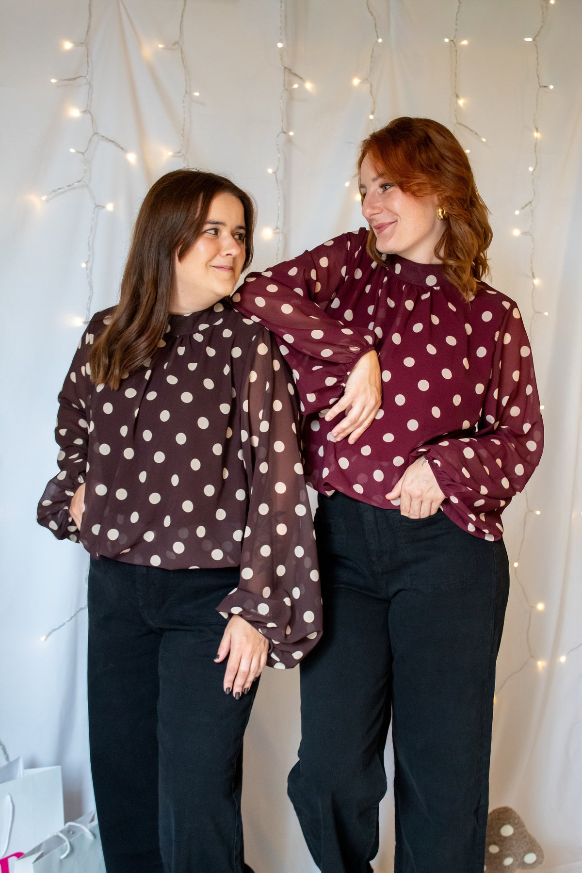 Blouse "Maya" - Bordeaux