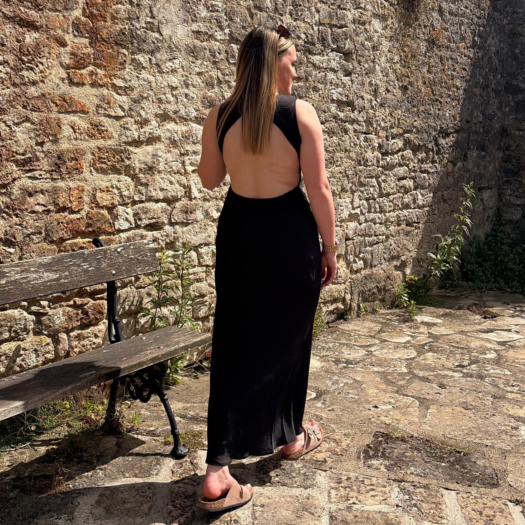 Robe longue "Satine"