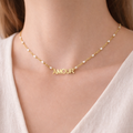 Collier "Amour" - Blanc