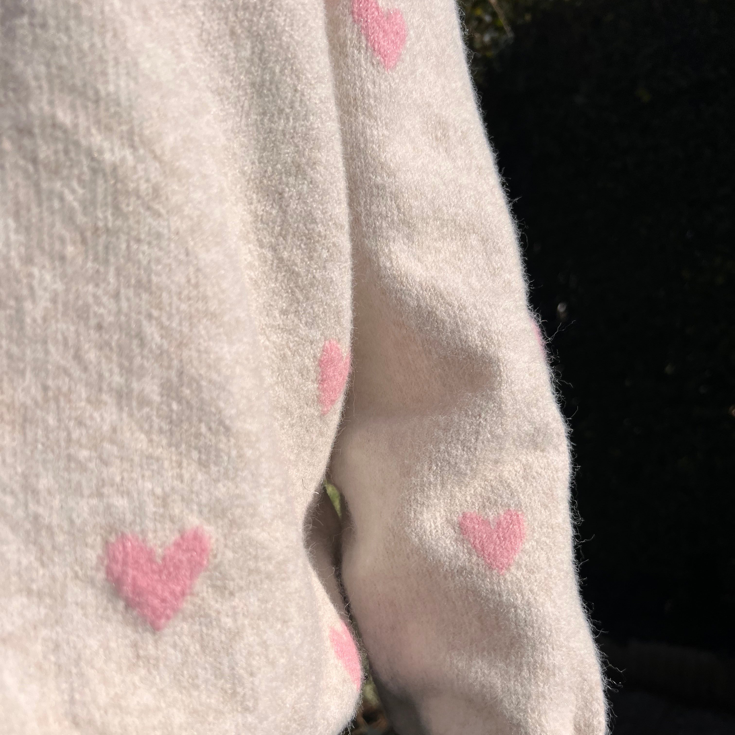 Pull cœurs "Ines"