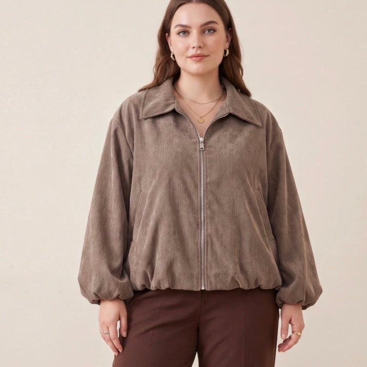 Veste en velours « Océane »