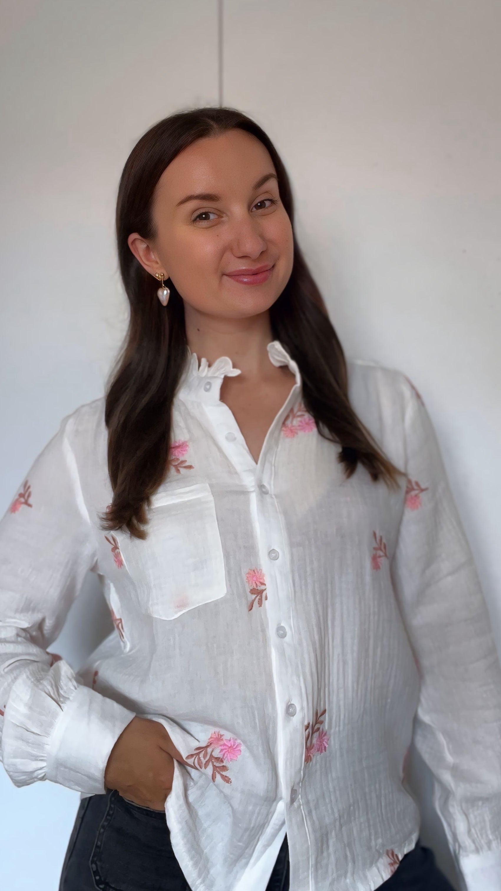 Chemise gaz de coton "Pauline"
