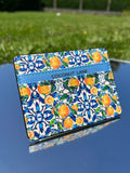 Porte-Cartes "Amalfi Citron" - Cuir
