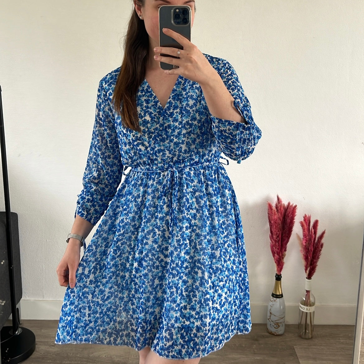 Robe "Noémie" - Bleu
