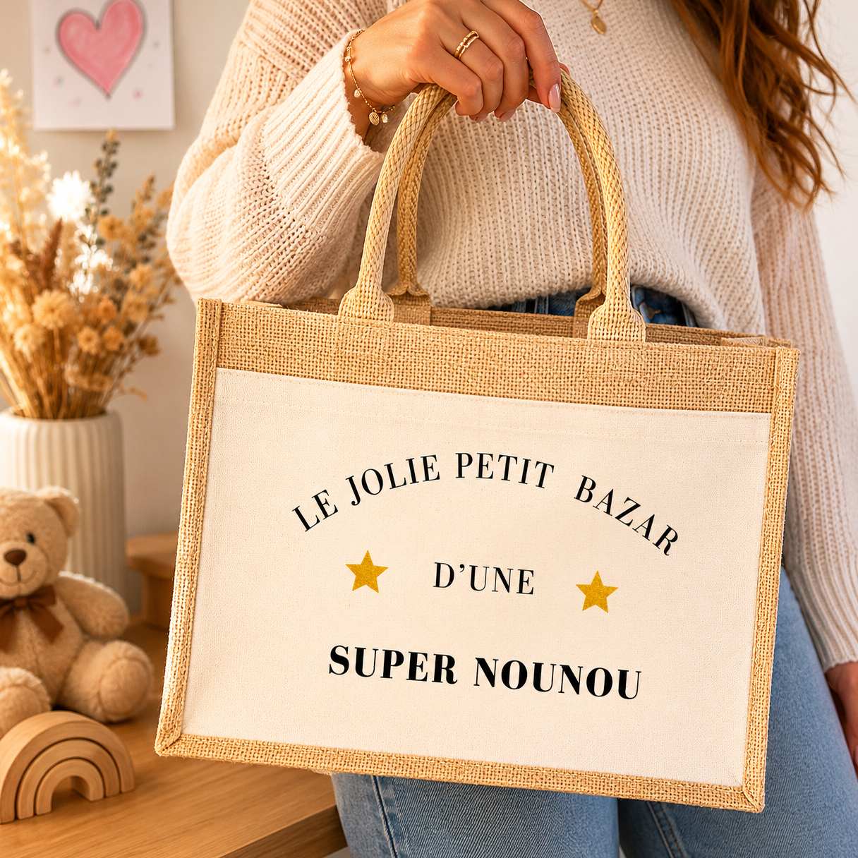 Sac "Le bazar d'une super nounou"