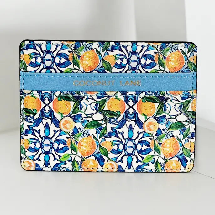 Porte-Cartes "Amalfi Citron" - Cuir