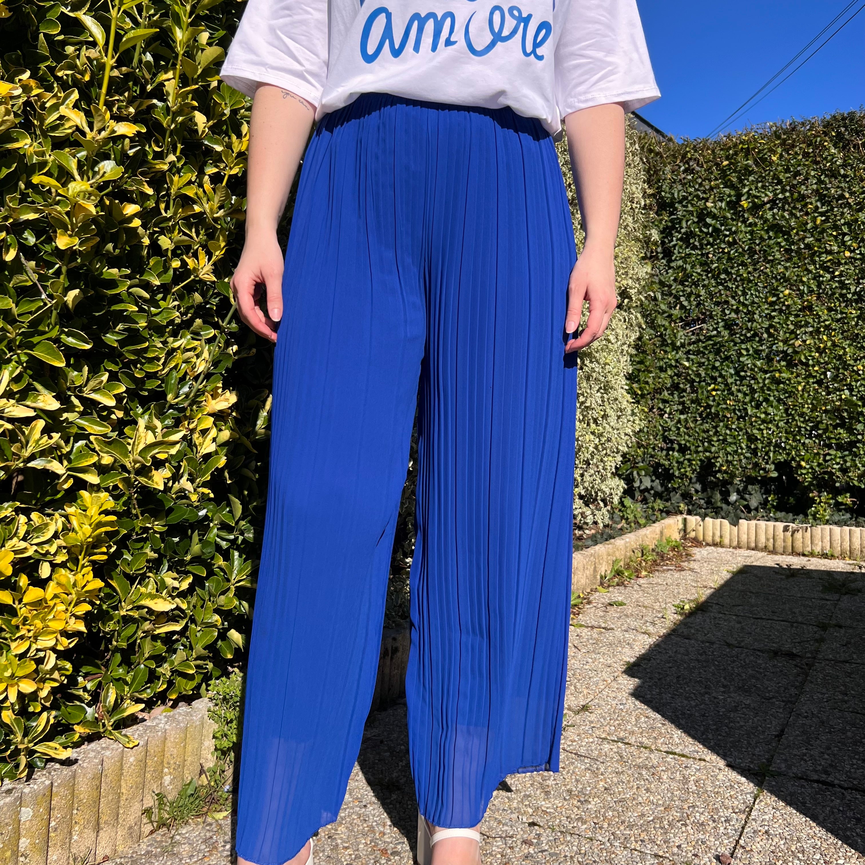 Pantalon "Enea" - Bleu éléctrique