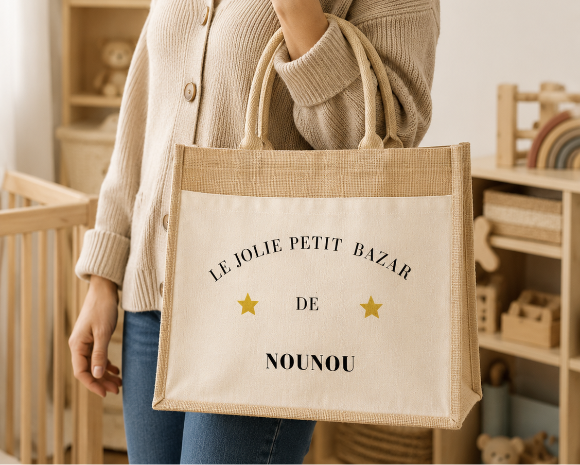 Sac "Le bazar de Nounou"