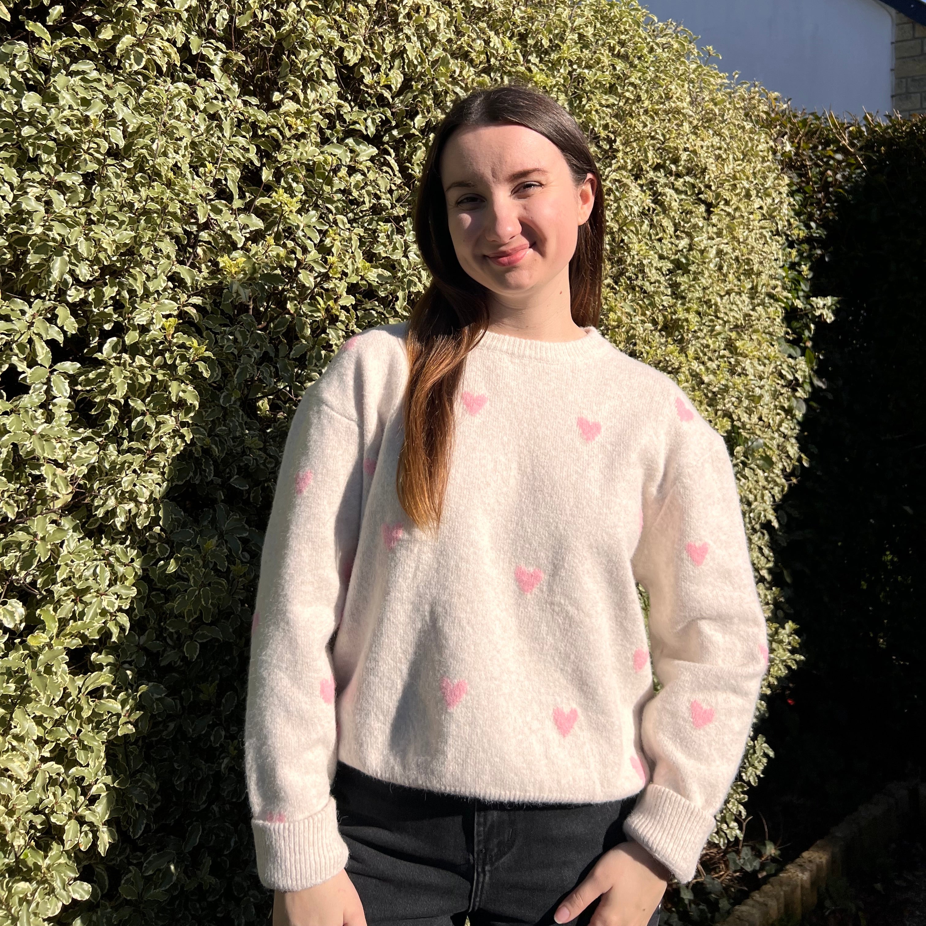 Pull cœurs "Ines"