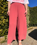 Pantalon "Enea" - Rose poudré