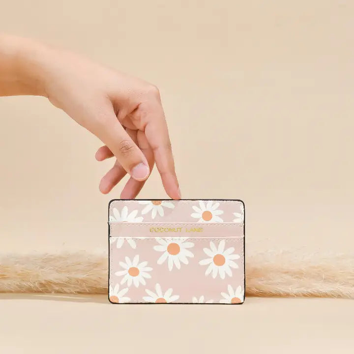 Porte-Cartes "Marguerite" - Cuir