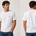 T-Shirt "Papa" - Blanc