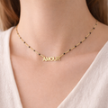 Collier "Amour" - Noir