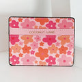 Porte-Cartes "Pink & Orange" - Cuir