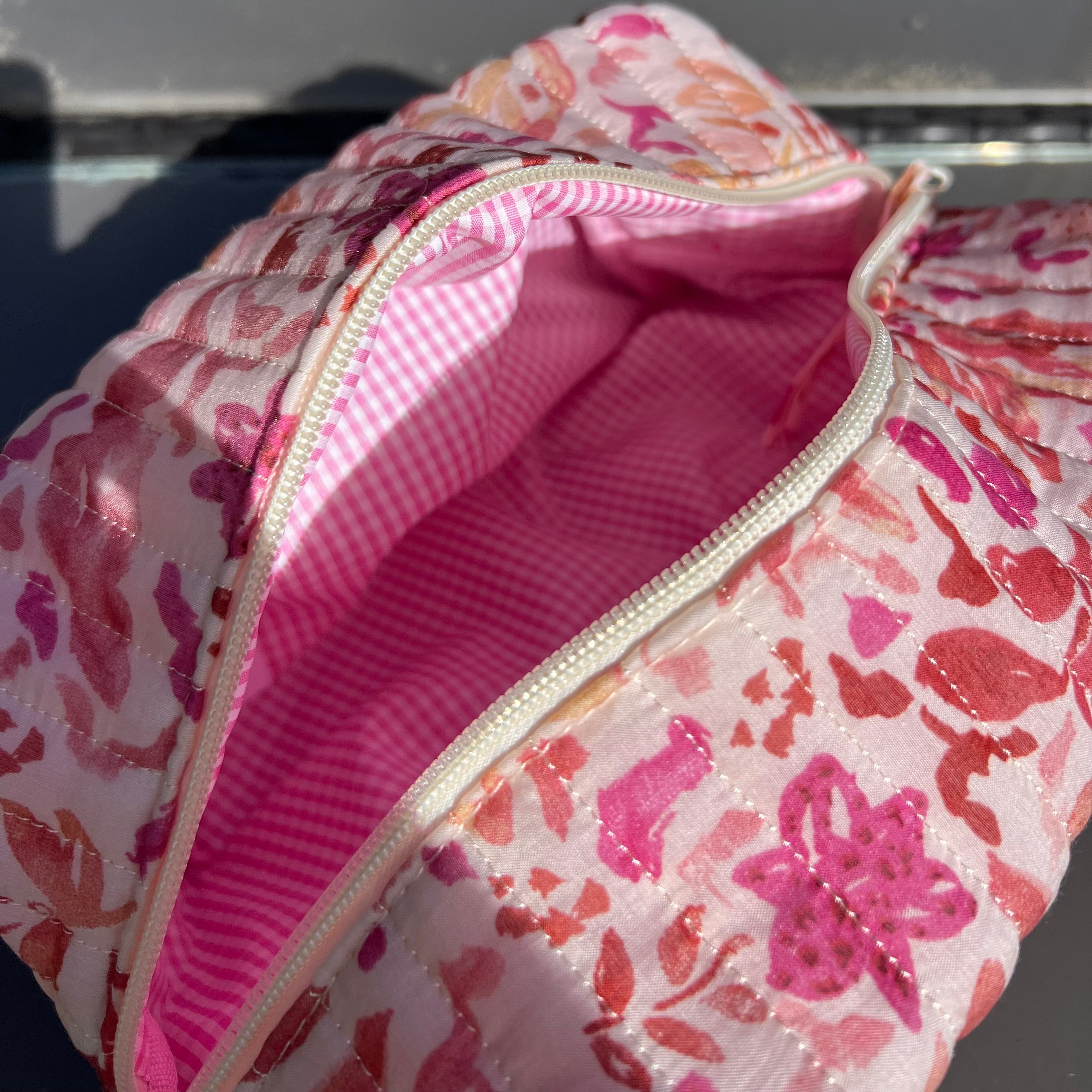 Trousse "Flower" - Rose