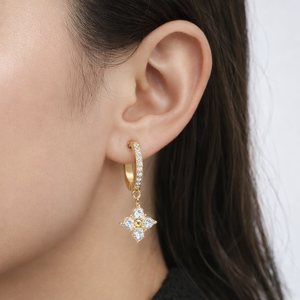 Boucle d'oreille - "Gold"