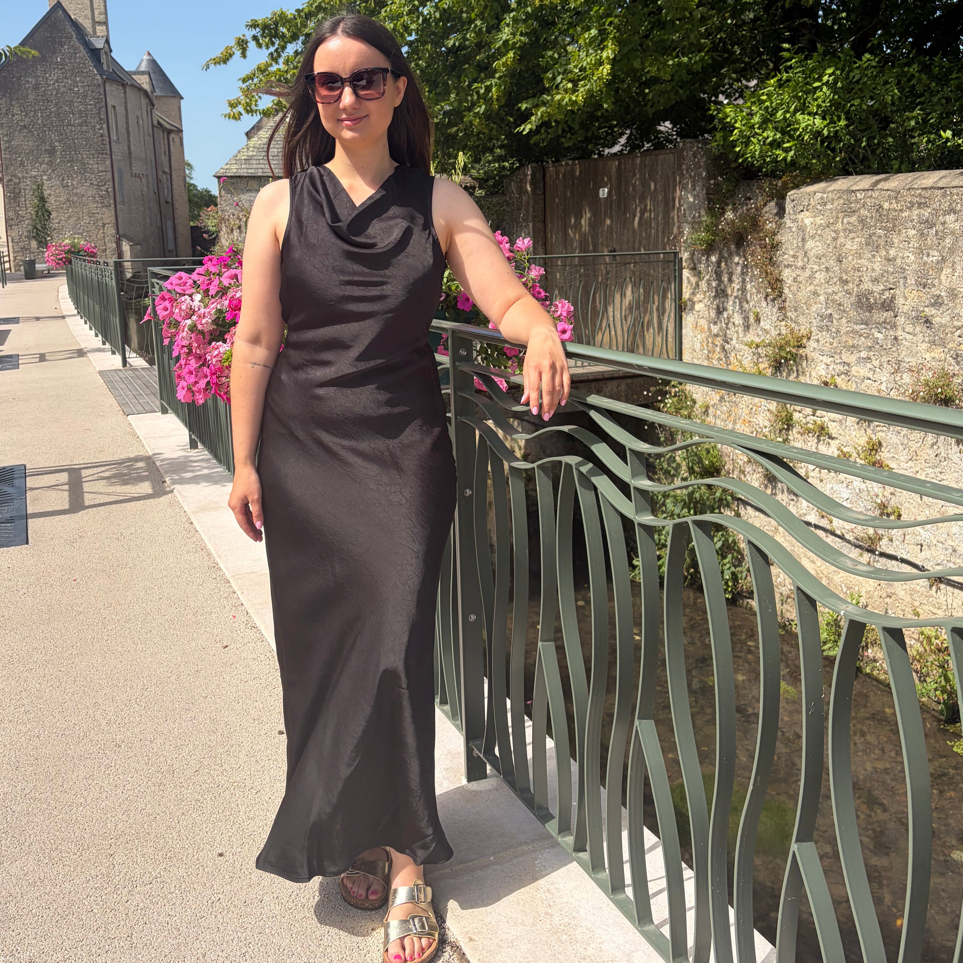 Robe longue "Satine"