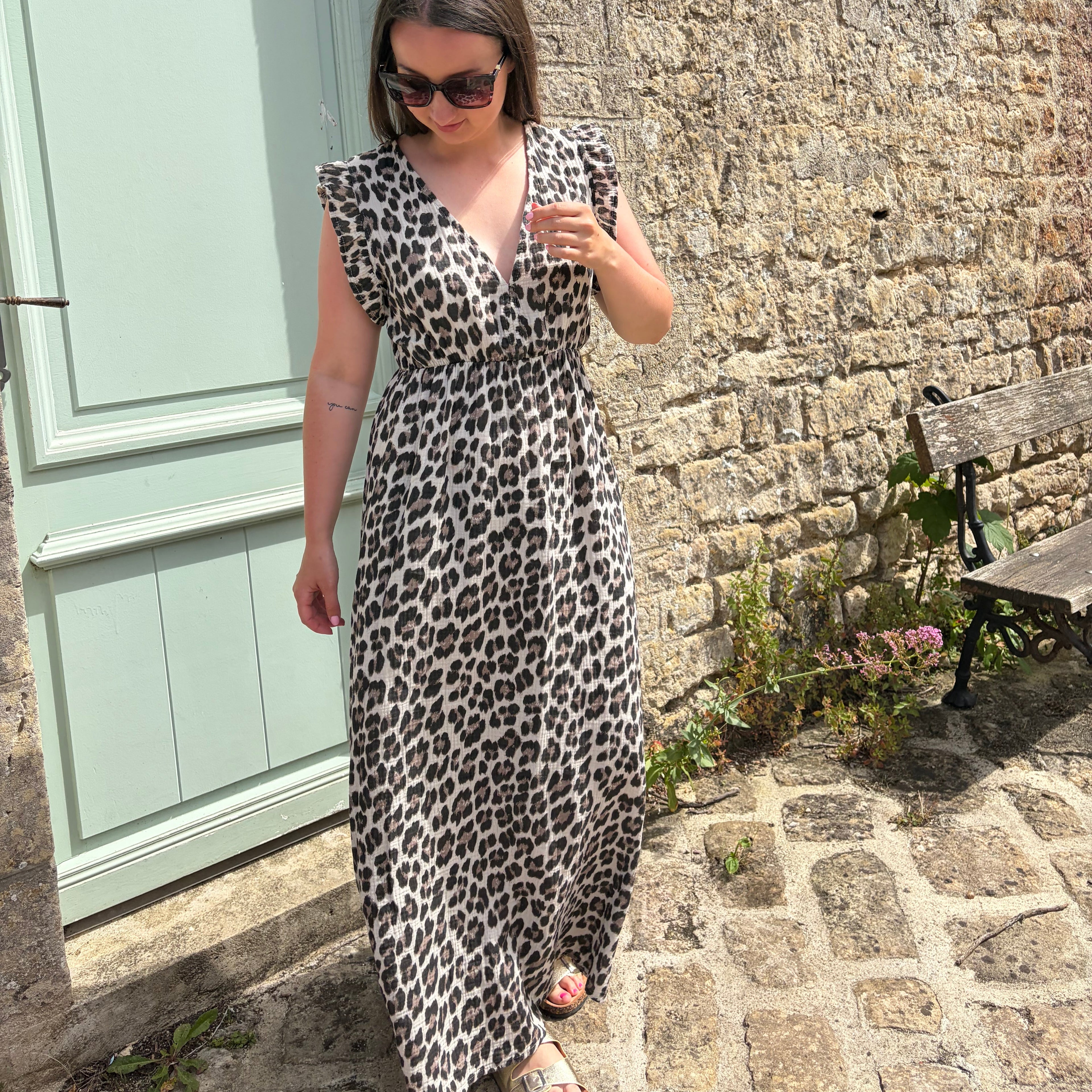 Robe léopard "Adèle"