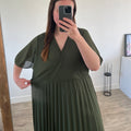 Robe "Romy" - Curve Kaki