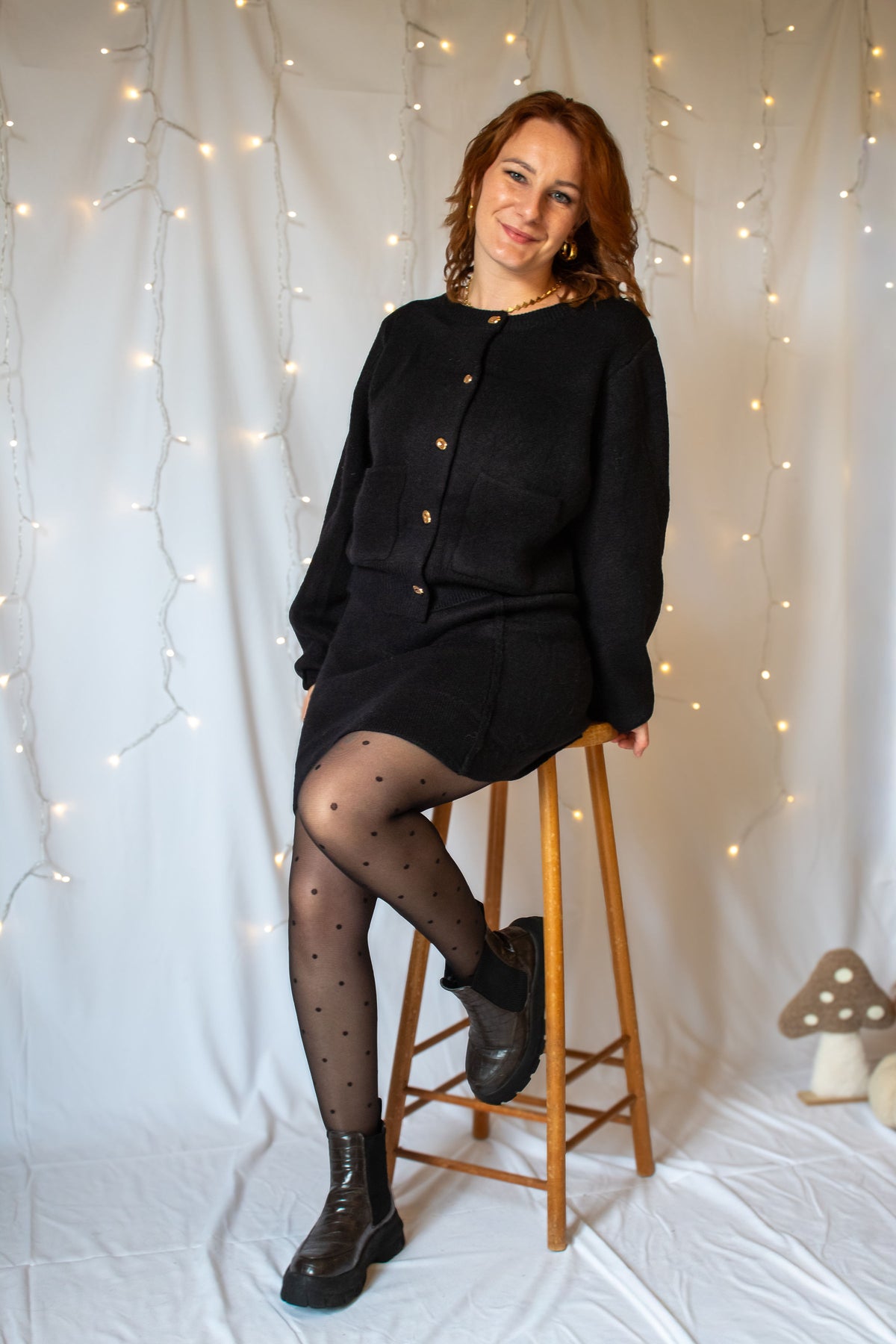 Ensemble en maille  "Charlotte"