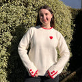 Pull cœur "Ambre"