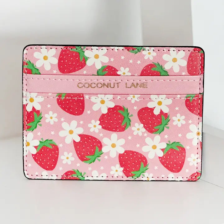 Porte-Cartes "Berry Cute" - Cuir