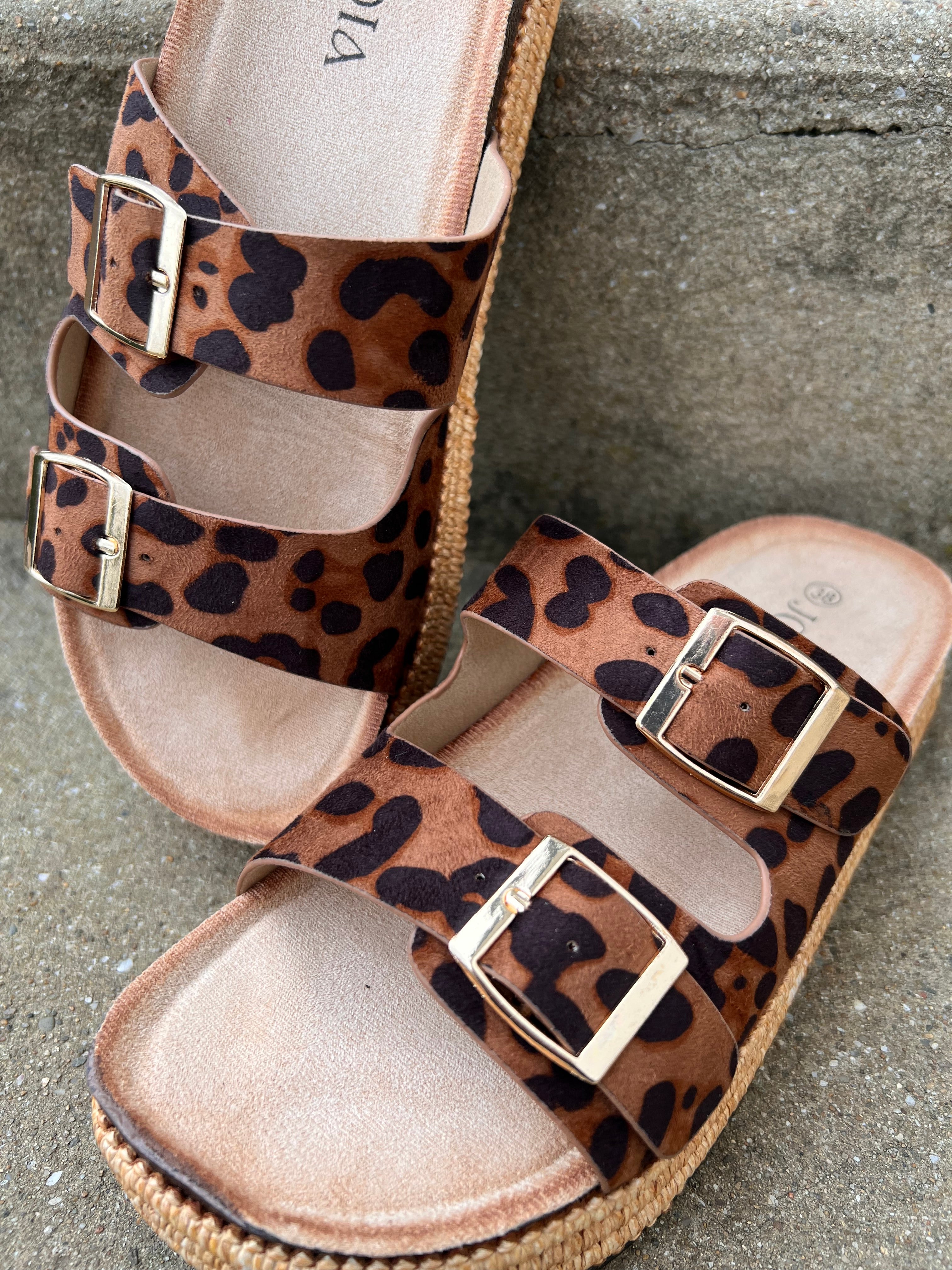 Sandales "Léopard"