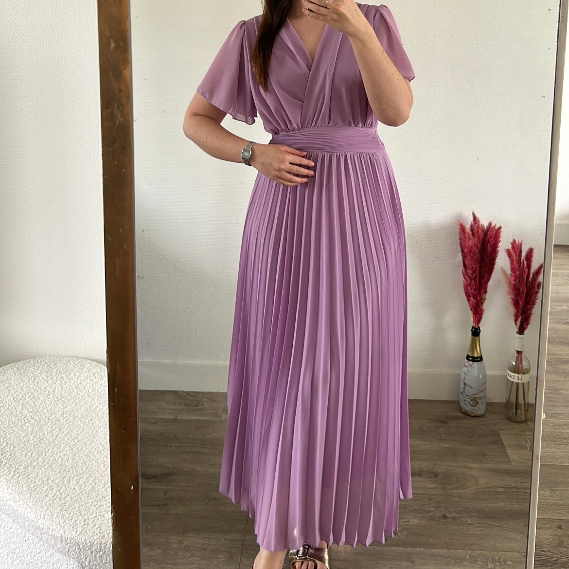 Robe "Elena" - Lilas