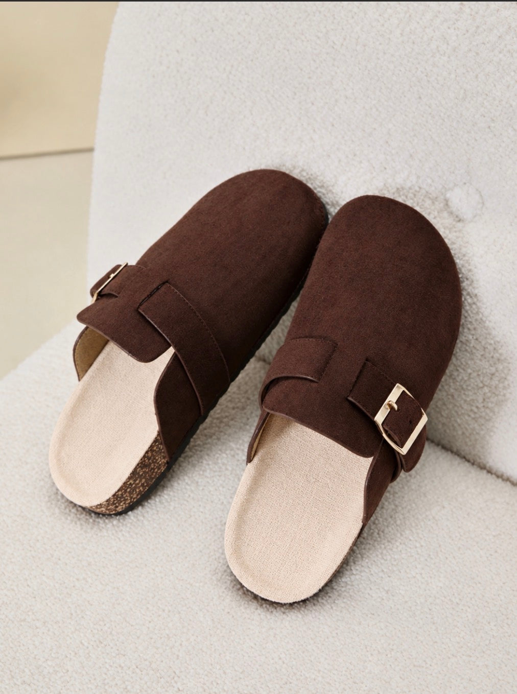 Mules « Marron foncé »