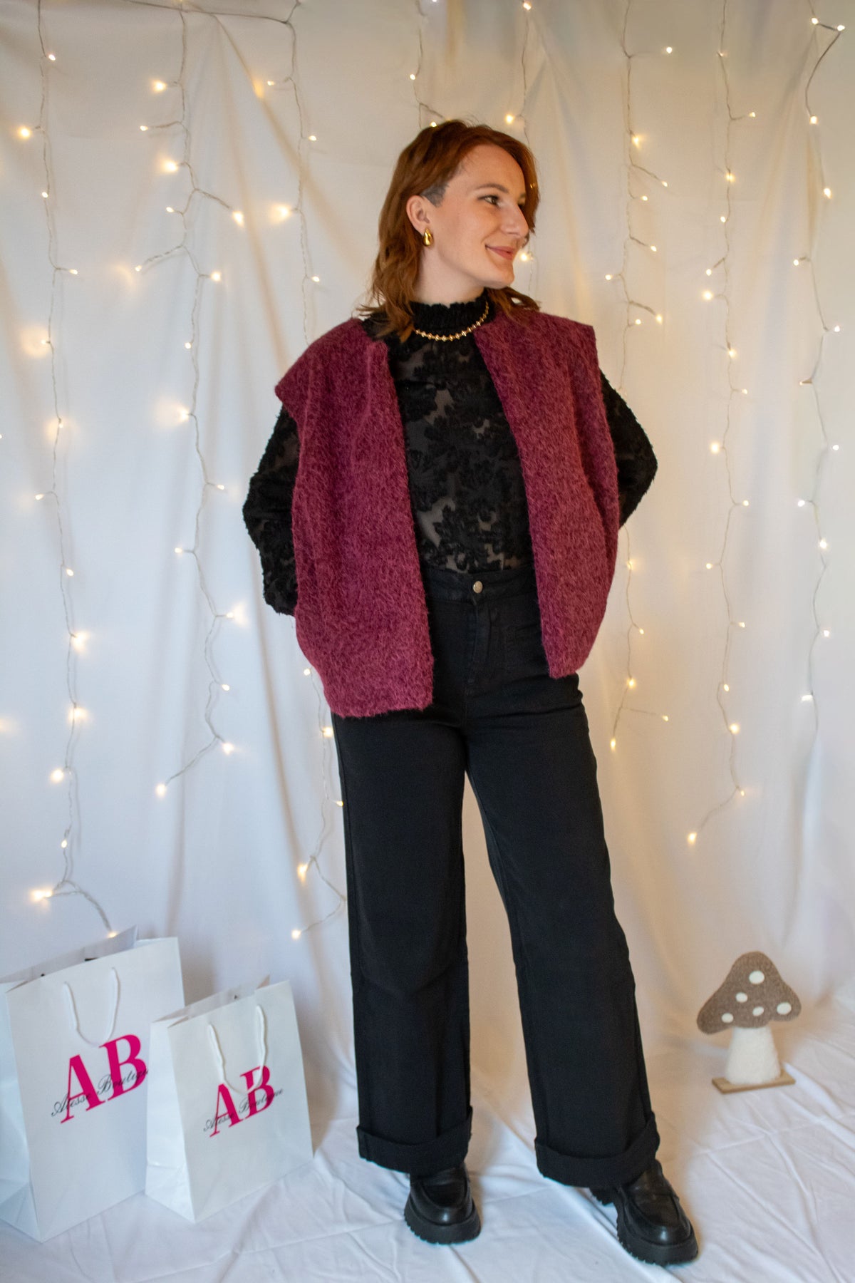Gilet sans manches "Atesse" - Bordeaux