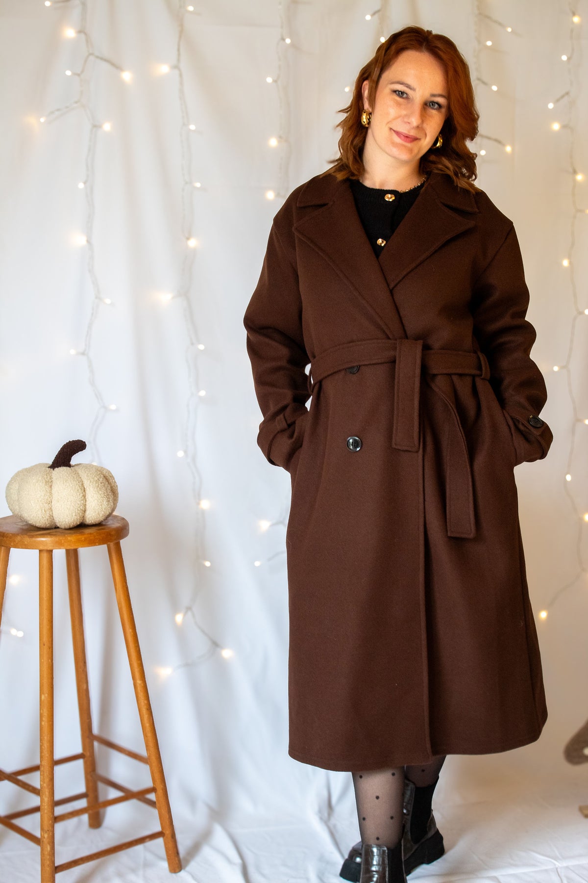Manteau "Selena" - Marron