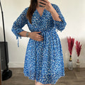 Robe "Noémie" - Bleu