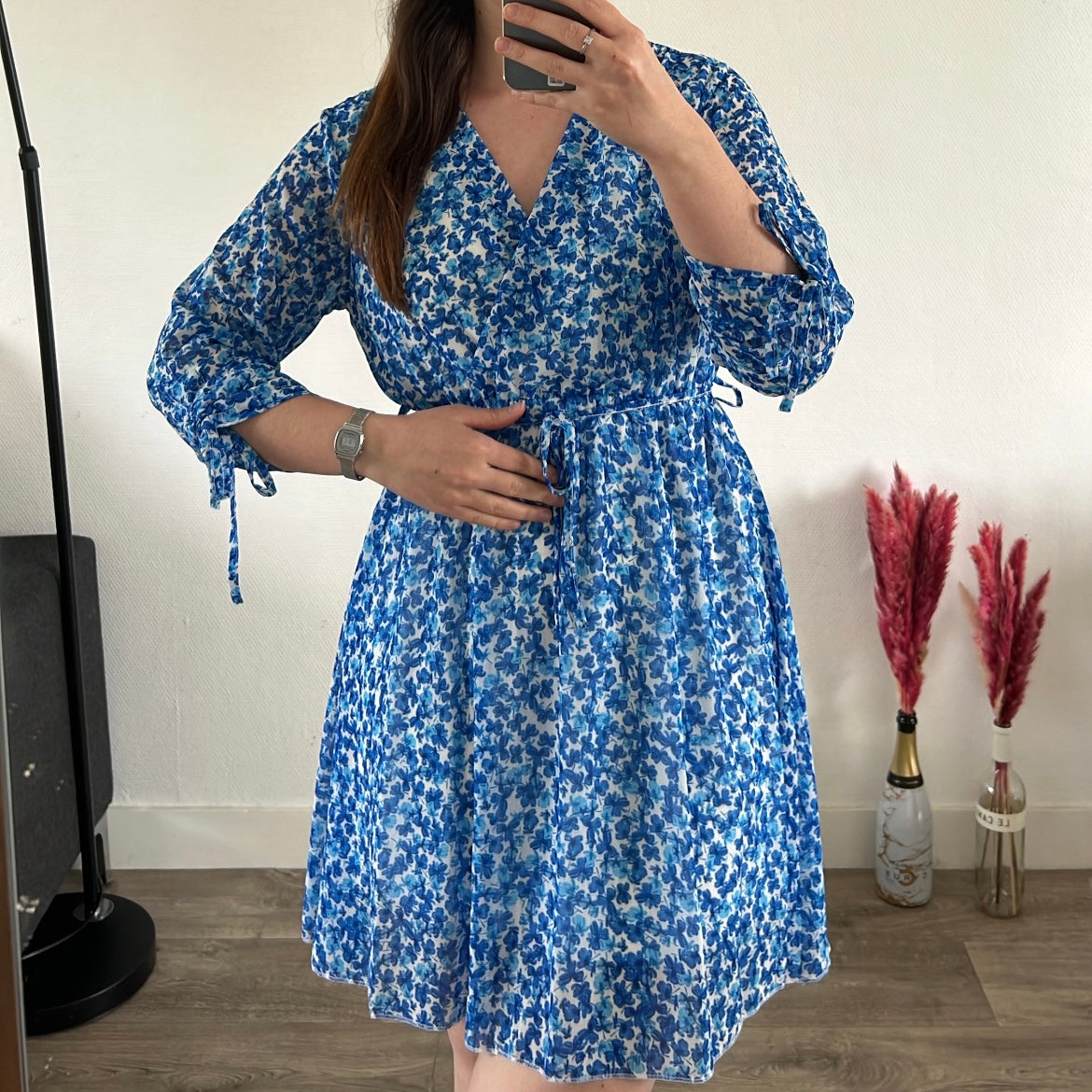 Robe "Noémie" - Bleu