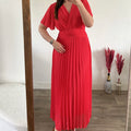 Robe "Elena" - Framboise