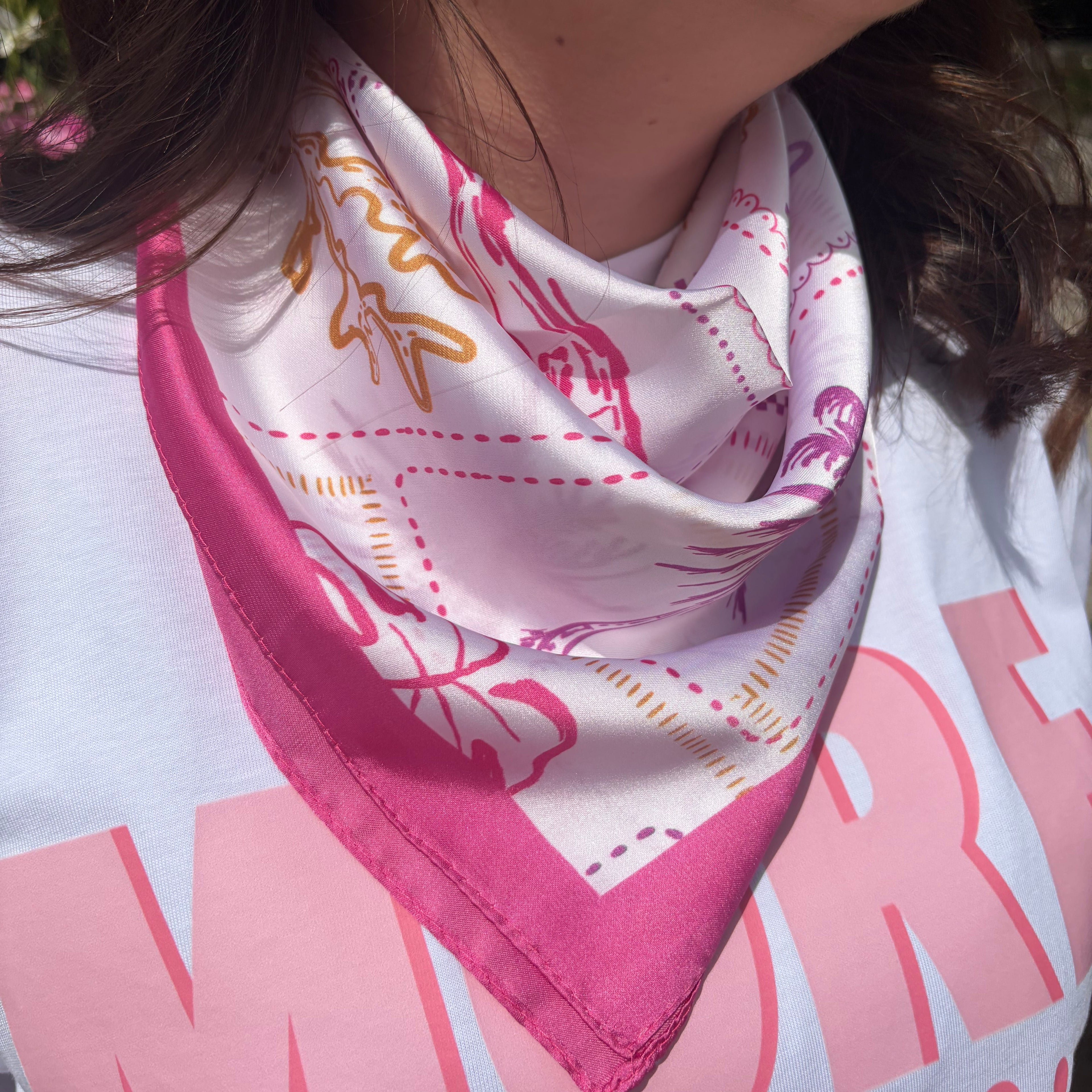 Foulard "Summer" - Rose