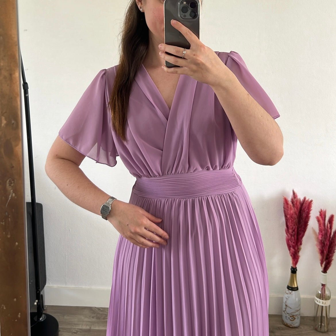 Robe "Elena" - Lilas
