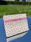 Porte-Cartes "Floral Pink" - Cuir