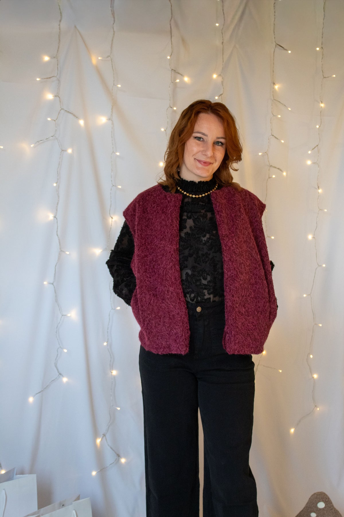 Gilet sans manches "Atesse" - Bordeaux