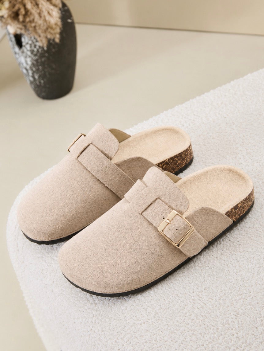 Mules « Taupe »