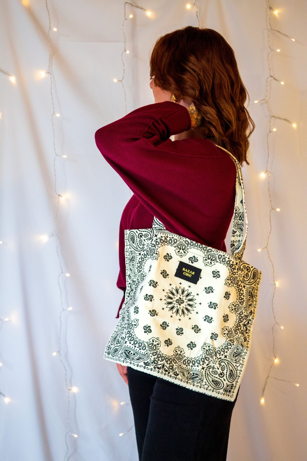 Tote bag « bandana » - beige