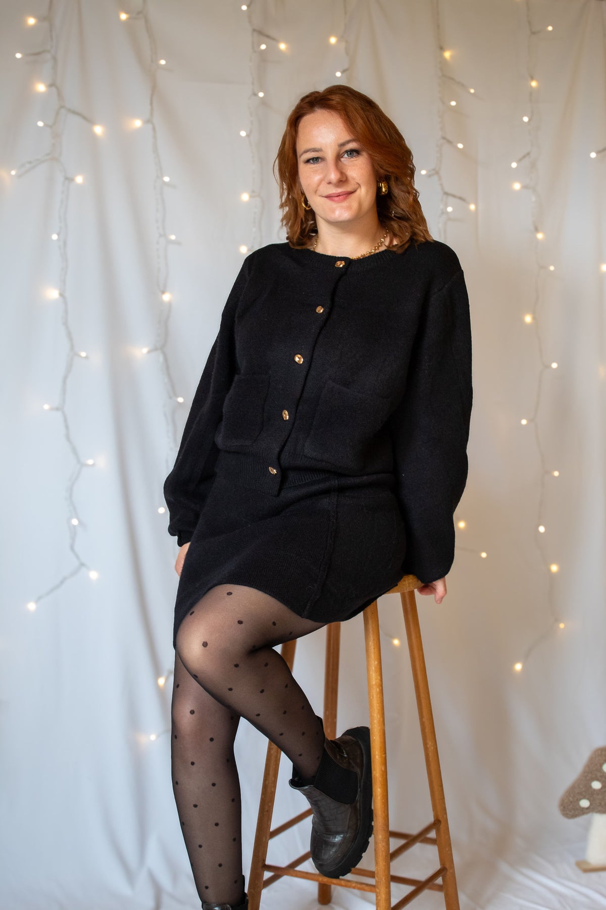 Ensemble en maille  "Charlotte"