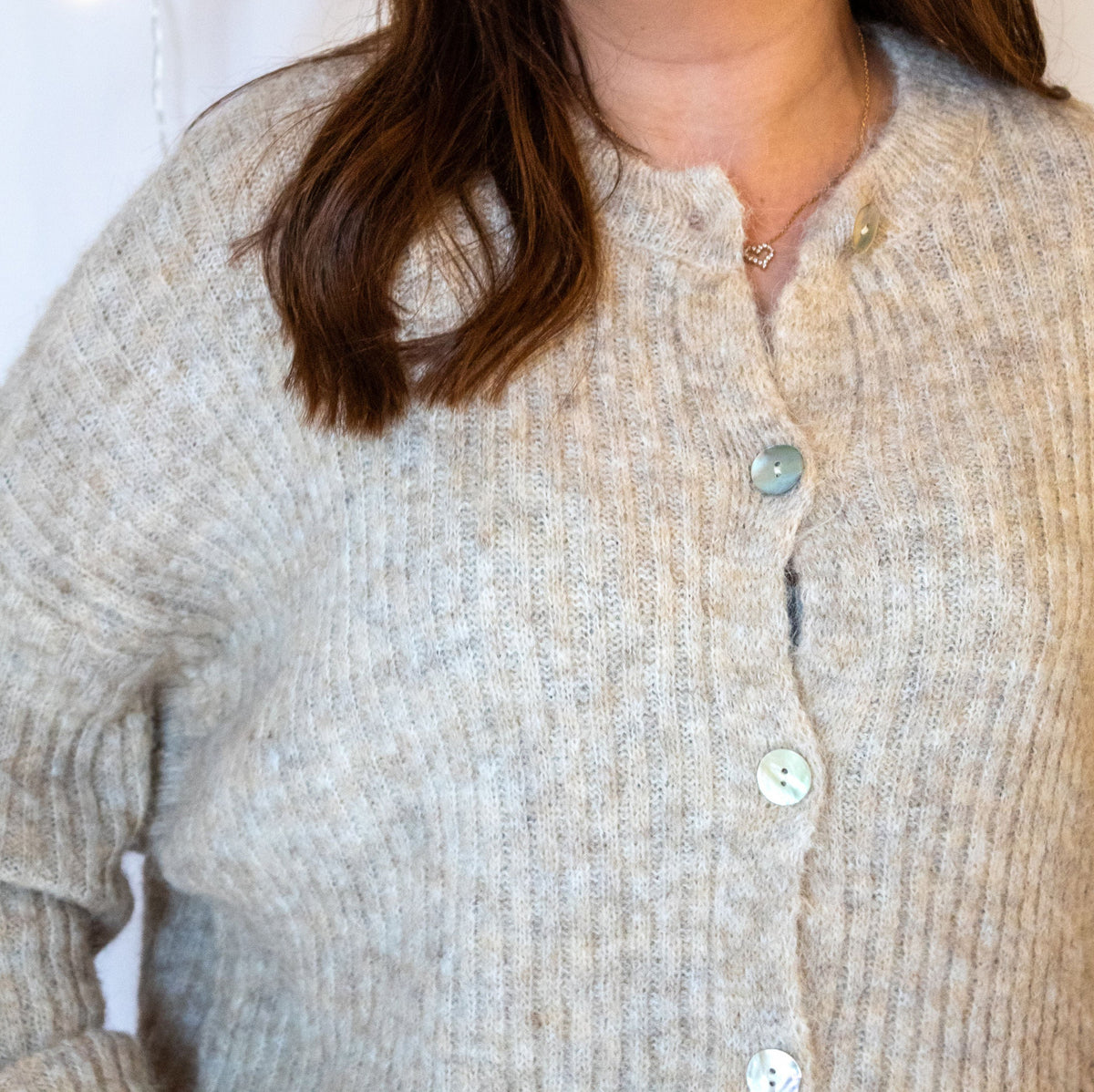 Gilet beige "Ninon"