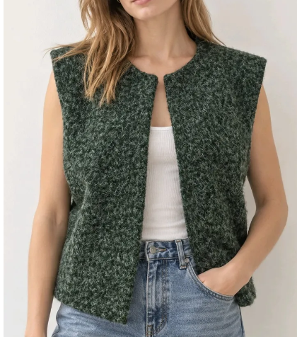 Gilet sans manches "Atesse" - Kaki